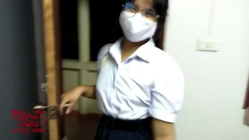 Studente Asiatiche Uniforme Scolastica Thai Fanno Sesso